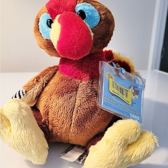 GANZ Other - Webkinz Turkey Hm418 New With Unused Code Soft Cuddly Plush Actual Stuffed Toy